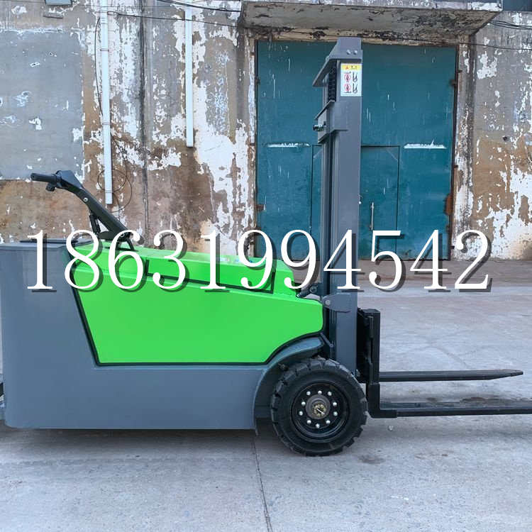 朗县小型电动叉车1吨2吨步行站驾式电瓶堆高充电装卸车液压升降车铲车